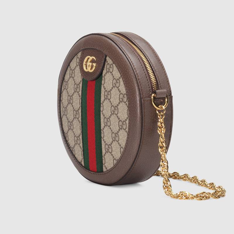 Gucci Ophidia Mini GG Round Shoulder Bag 550618